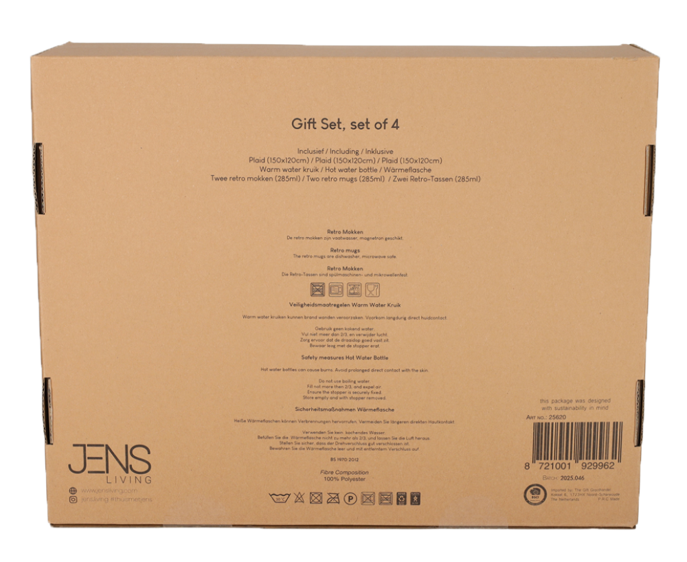 Jens Living Cozy Geschenkset Taupe