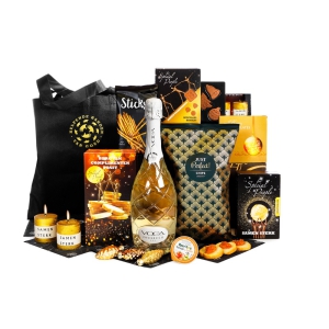 Kerstpakket bruin Origineel bruin kerstpakket vol met unieke producten