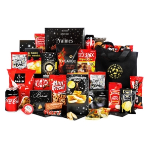Traditioneel kerstpakket Traditionele producten in een kerstpakket