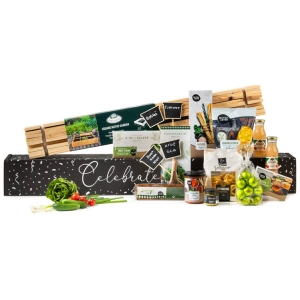 Kerstpakket boerderij met natuurlijke producten om van te genieten