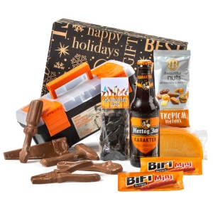 Kerstpakket met gereedschap voor klussers en handige collega's