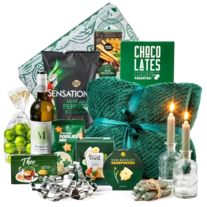 Gezellig kerstpakket voor een knusse avond thuis