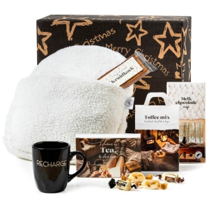 bestel een kerstpakket met verzorgingsproducten voor een verwenmoment